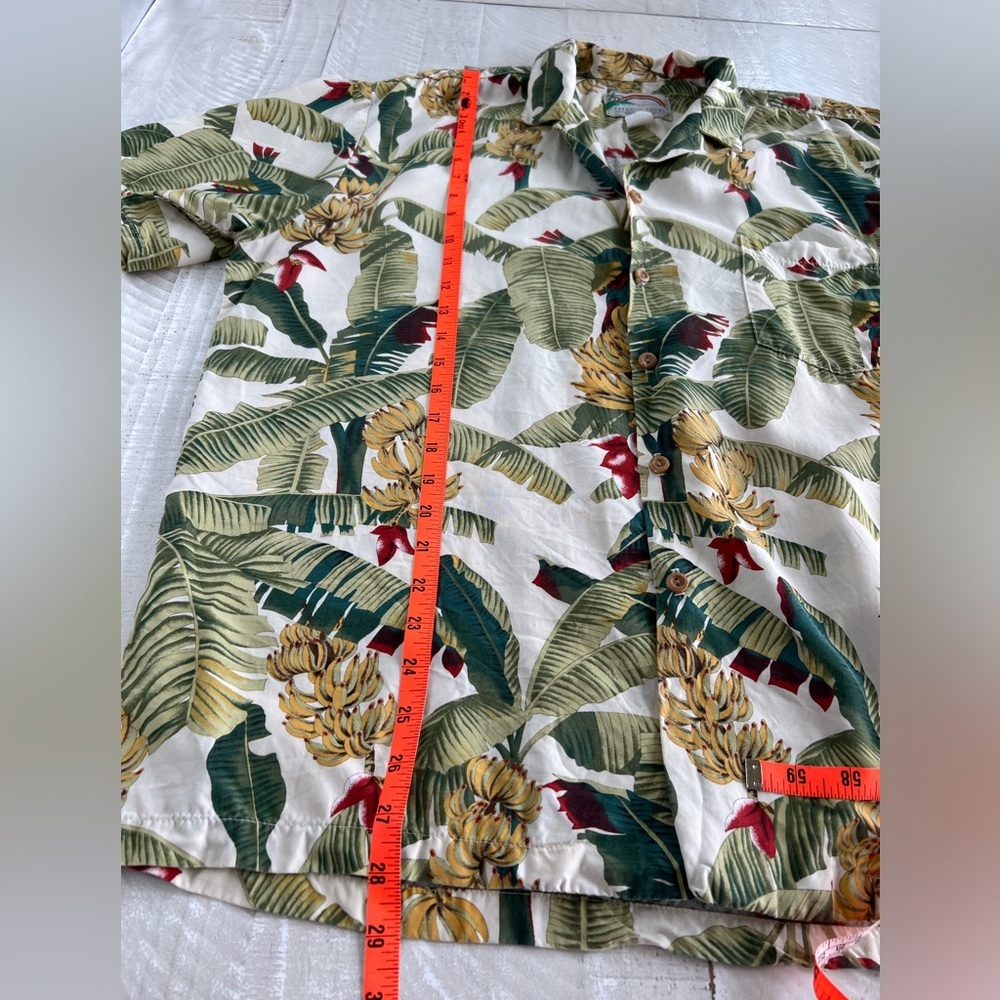 Vintage Paradise Found Men’s Hawaiian Tropical Print Men's Shirt Rayon Sz Large - Picture 3 of 10